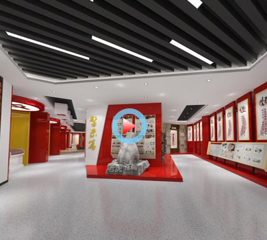 杭州廉政黨建展廳設(shè)計全景案例