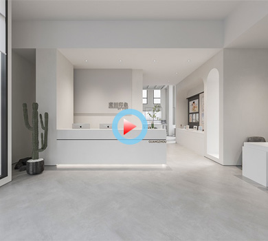 北歐風(fēng)婚紗攝影店設(shè)計全景案例