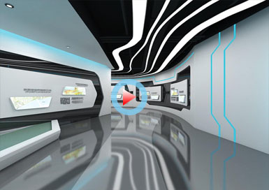 西湖隧道配套工程技術(shù)展廳全景案例