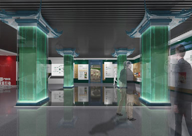 鄉(xiāng)村振興館展廳裝修設(shè)計案例