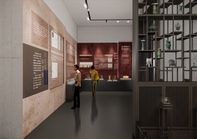 中外歷史博物館裝修設計案例效果圖