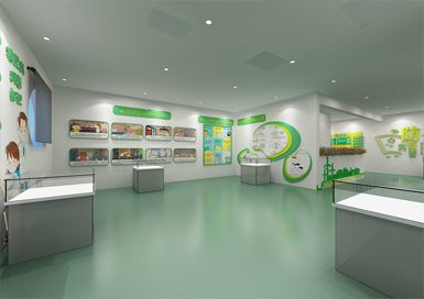 安全防疫科普展廳裝修設計效果圖