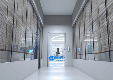 工業公司科技展廳裝修設計案例