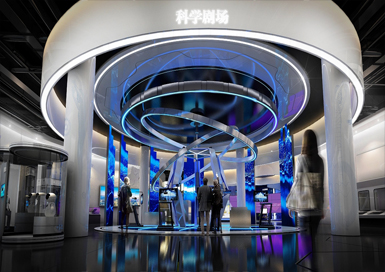 杭州科技館裝修設計案例效果圖