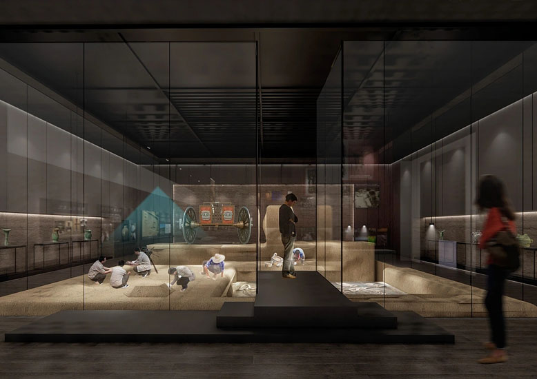 考古博物館裝修設(shè)計(jì)案例效果圖