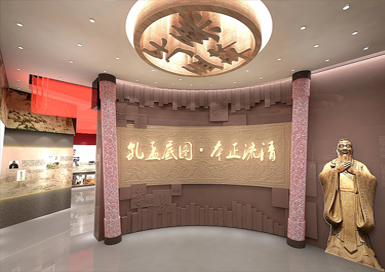 黨建教育展廳裝修設計案例效果圖