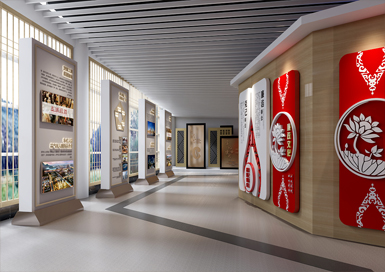 杭州黨建展廳裝修設計效果圖