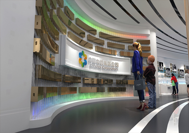 企業(yè)黨建展廳裝修設計效果圖