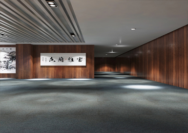 新中式黨建展廳裝修設(shè)計(jì)案例