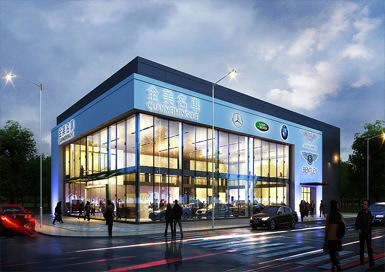 杭州名車4S店展廳裝修設計案例