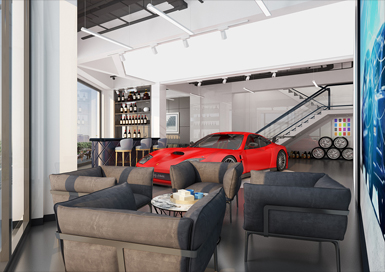 杭州汽車銷售展廳裝修設計案例