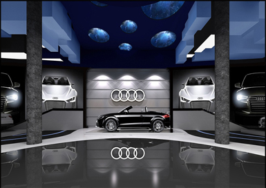 杭州汽車展館裝修設計案例