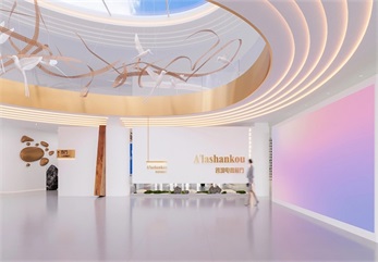 杭州跨境電商直播展廳裝修設計案例效果圖