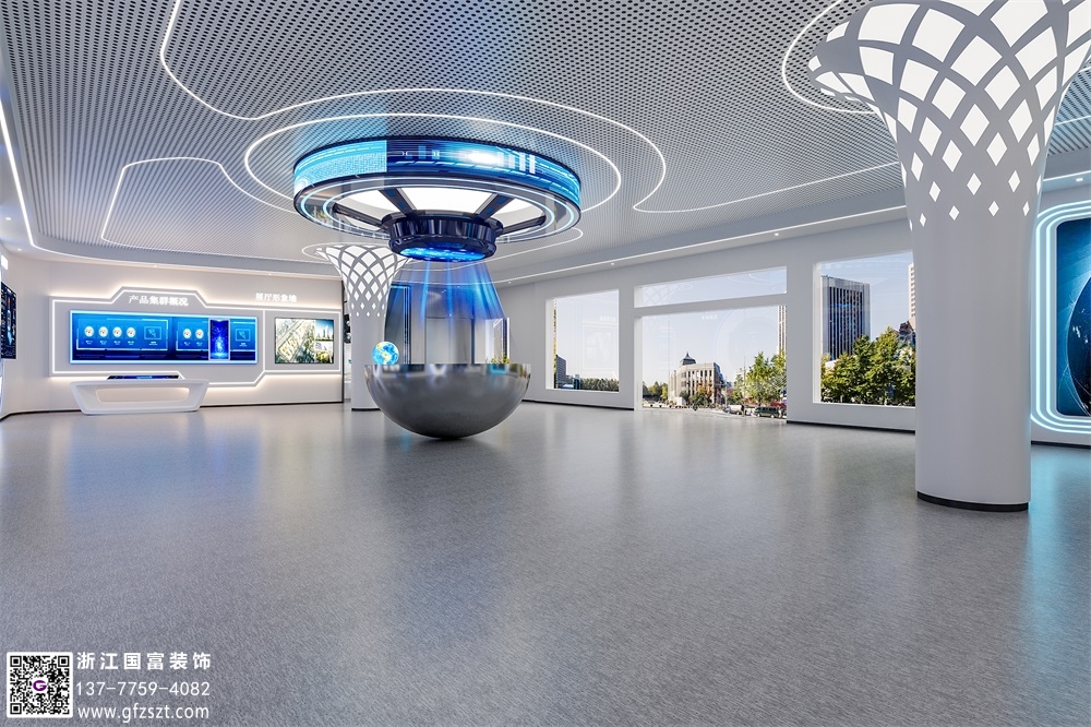 電聲展廳設計效果圖