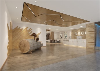 家具材料展廳裝修設計效果圖