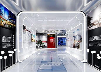 GaNHEMT企業展廳裝修設計案例效果圖