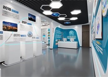 玻璃科技展廳設計裝修案例效果圖