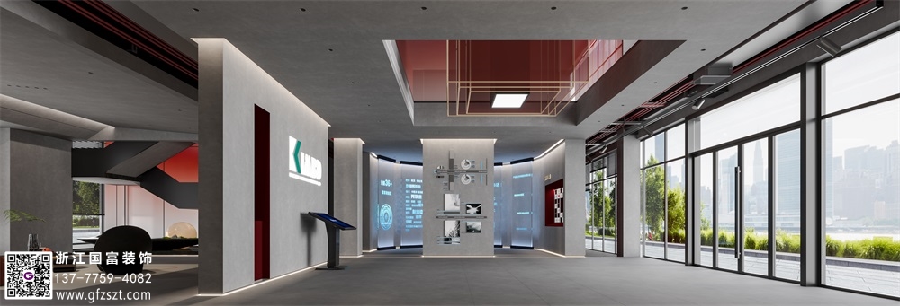 水泥工業(yè)風(fēng)公司展廳設(shè)計(jì)要求